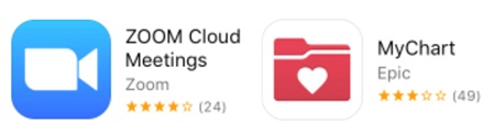 Zoom & MyChat App Logos