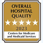 Center for Medicare & Medicaid Overall Hospital Quality Ranking: 5 Stars