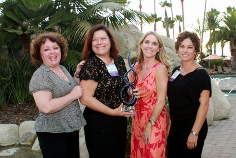  Marin General Hospital RNs: Adrienne Amundsen, Anne Lupus, Jen Forshan and Keri Wright Accept the Beta Award of Excellence