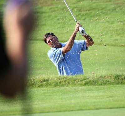 Bruce Braden playing golf