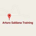 Arturo Saldana training
