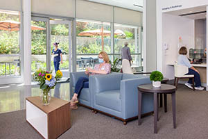 Photograph of the Imaging & Radiology Waiting Area at MarinHealth Medical Center